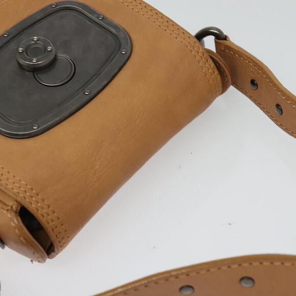 CELINE Shoulder Bag Leather Beige - Picture 6 of 12